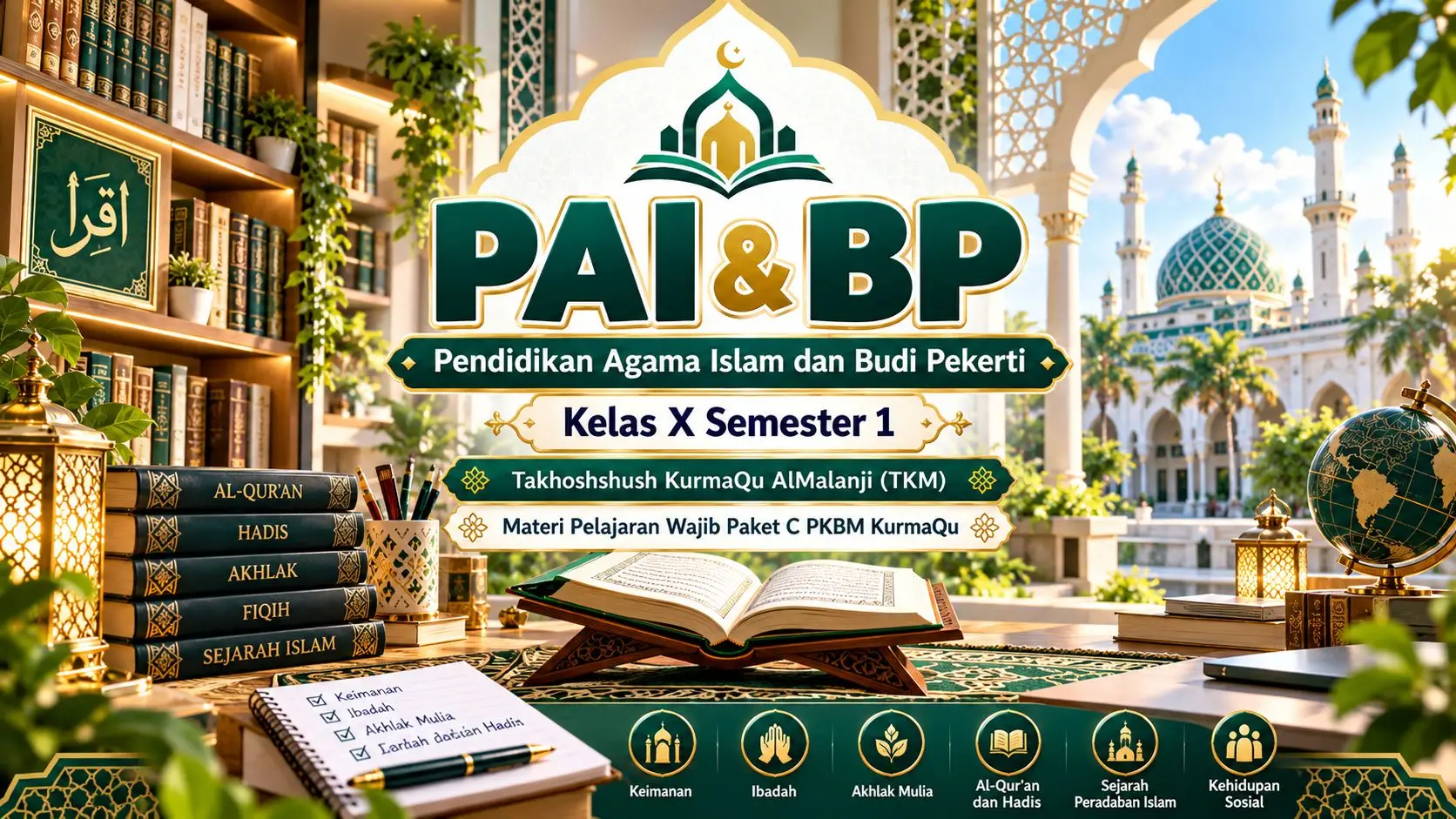 Pendidikan Agama Islam dan Budi Pekerti Kelas X Semester Ganjil (PAIBP1001)